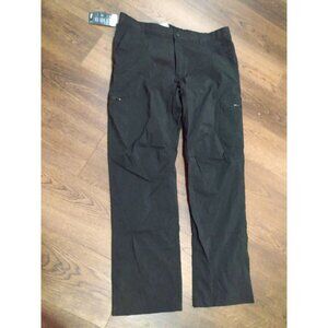 NWT Mens Tilley Outdoor Trek Pants Black 38 X 32 Hiking Cargo Tilley 6 Pockets